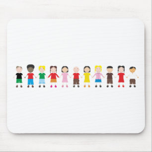 Children's Row Mouse Mat