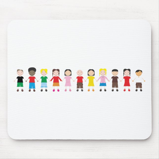 Children's Row Mouse Mat (Front)