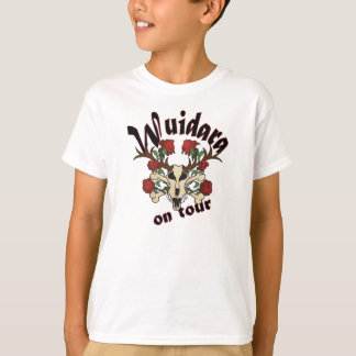 Children's shirt motif Roses with the head