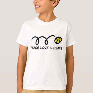 Children's sports clothes | Peace love & tennis T-Shirt