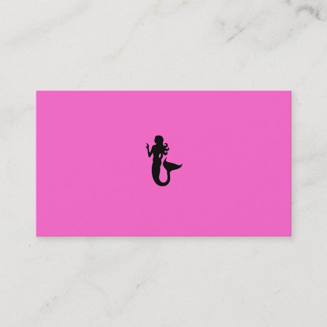 Children's Swim Instructor_Mermaid-themed biz card (Front)