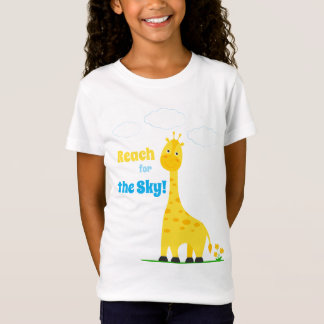 Children's T-shirt with a cute giraffe