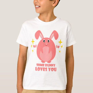 Children's T-shirt with a cute rabbit