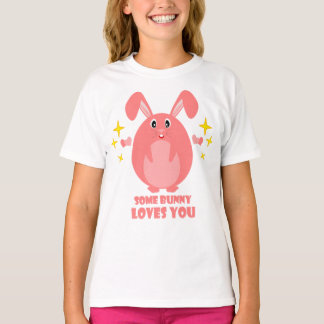 Children's T-shirt with a cute rabbit