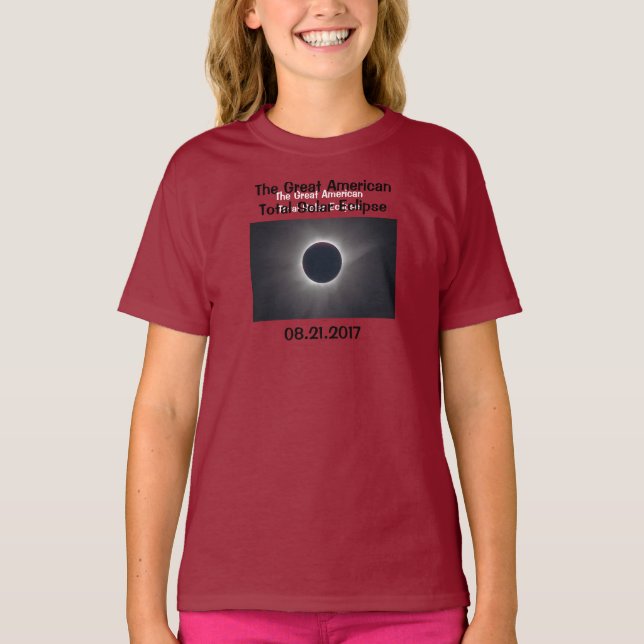 Children's Total Solar Eclipse T-Shirt (Front)