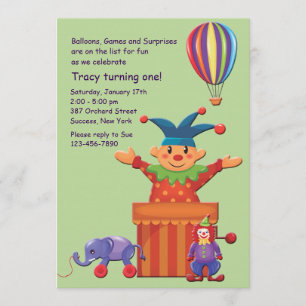 Children's Toys Invitation
