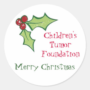 Children's Tumour Foundation Christ... - Customise Classic Round Sticker