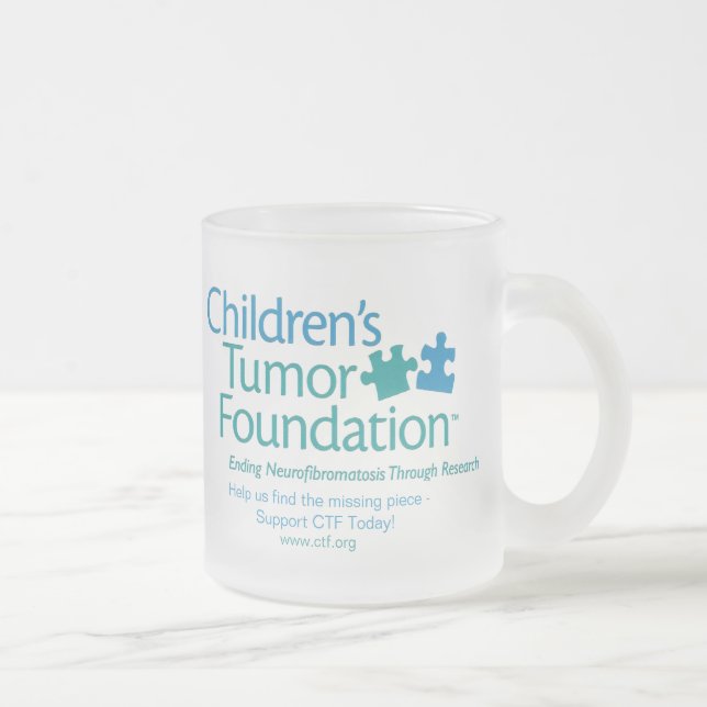 Children's Tumour Foundation Glass Mug (Right)