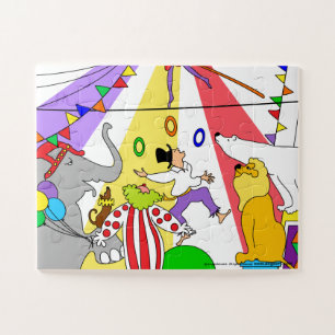 Childrens  Whimsical Circus Puzzle