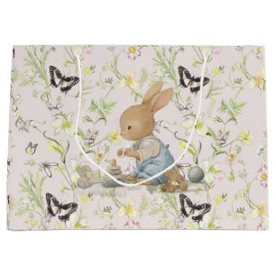 children's world of plush toys, bunnies and bears large gift bag