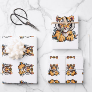 Children's wrapping paper sheet