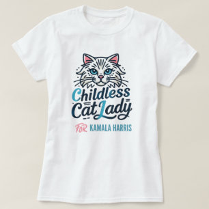 Childress Cat Lady for Kamala Harris T-shirt