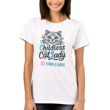 Childress Cat Lady for Kamala Harris T-shirt