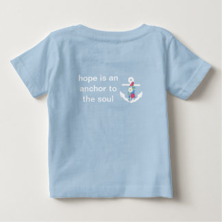 Child's Anchor with Flowers T-shirt