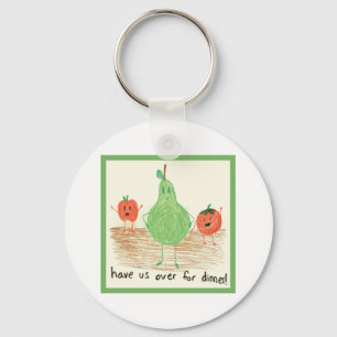 Child's Art, Green Key Ring