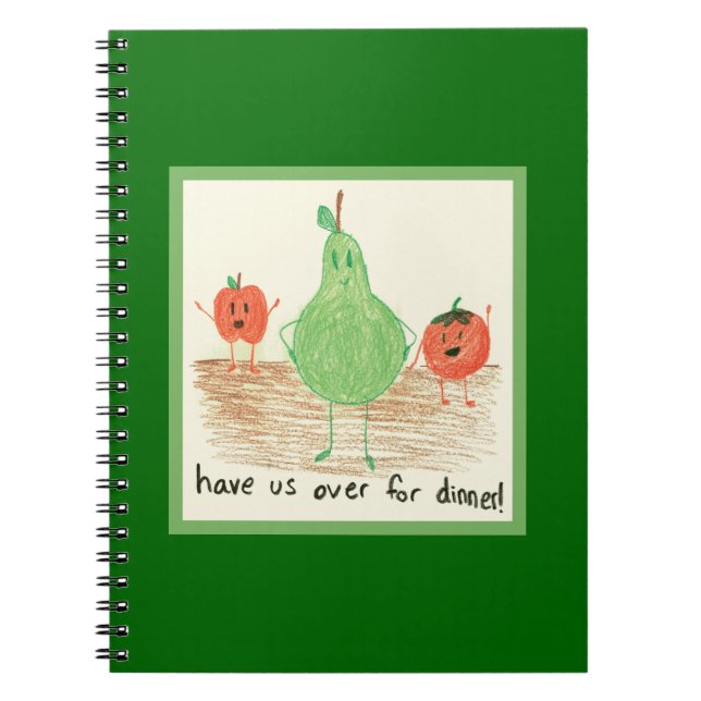 Child's Art, Green Notebook (Front)