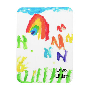 Child's Art Magnet