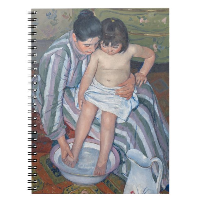 Child's bath, 1893 (oil on canvas) notebook (Front)