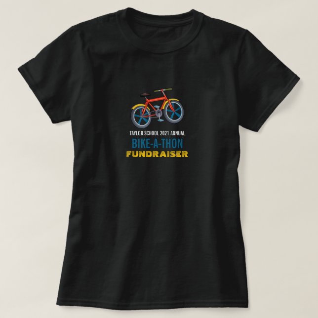 Child's Bike, Children's Charity Bike-a-Thon Event T-Shirt (Design Front)