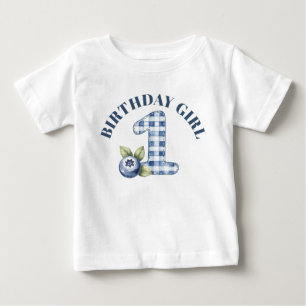 Child's Blueberry Berry First Birthday Baby T-Shirt