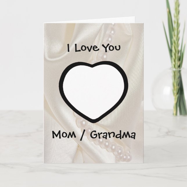 Child's Card for Mother's Day personalised (Front)