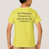 Child's Centred Logo Shirt-TWO SIDED T-Shirt (Back)