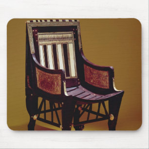 Child's chair, from the Tomb of Tutankhamun Mouse Mat