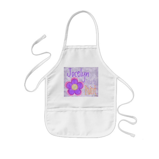 Childs Custom Painting Apron (Front)