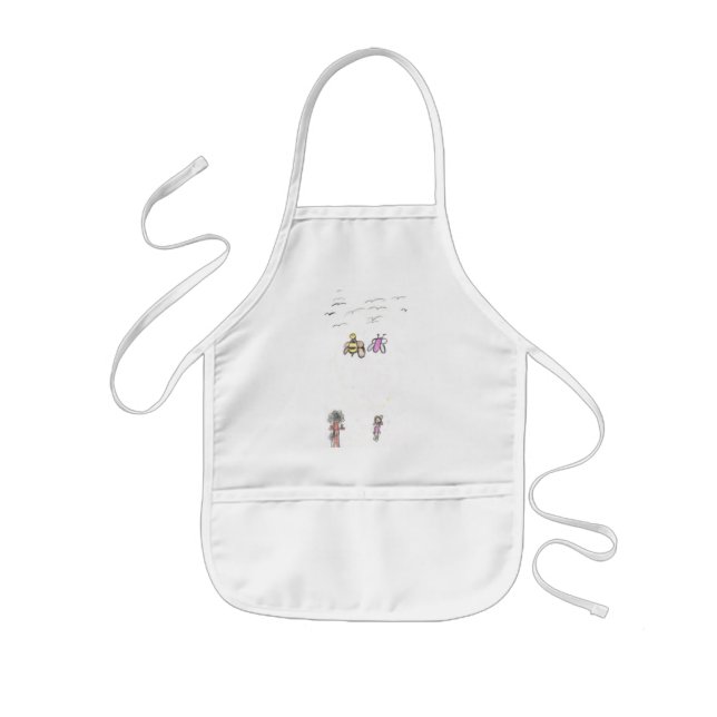 Child's Drawing Kids Apron (Front)