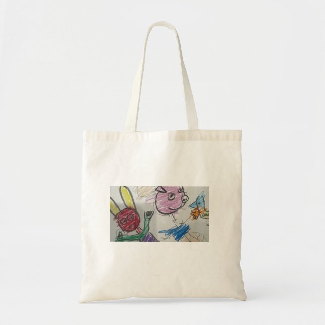 child's drawing Tote Bag (Front)