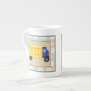 Child's Dump Truck by Chariklia Zarris Bone China Mug