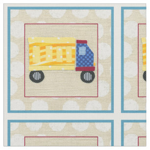 Child's Dump Truck by Chariklia Zarris Fabric