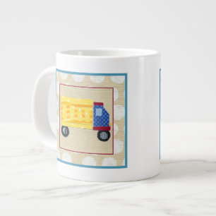 Child's Dump Truck by Chariklia Zarris Large Coffee Mug