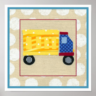 Child's Dump Truck by Chariklia Zarris Poster