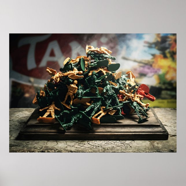 Child's Eye View of Toy War Poster (Front)