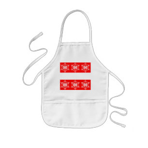 Childs Festive Apron. Kids Apron