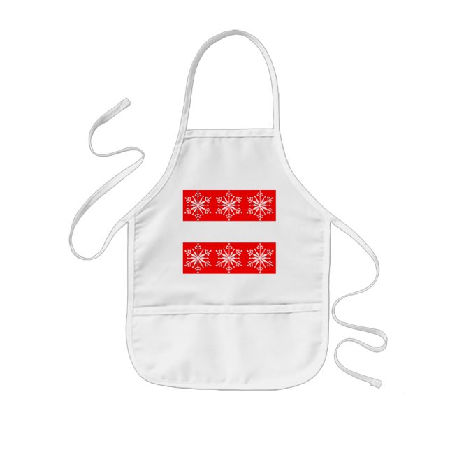 Childs Festive Apron. Kids Apron (Front)