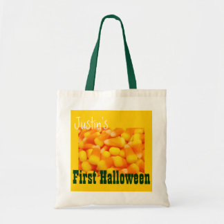 Childs First Halloween bags Candy Corn Custom Name
