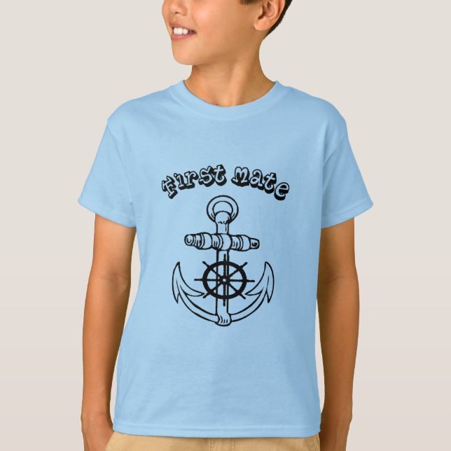 Childs First Mate T-Shirt (Front)