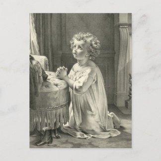 CHild's First Prayer Postcard