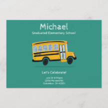 Child's Graduation Party Invitation - Editable