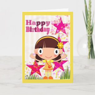 Child's Happy Birthday Card