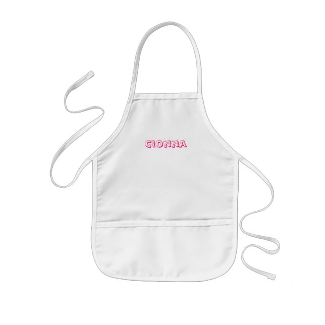 Childs Personalise Apron (Front)