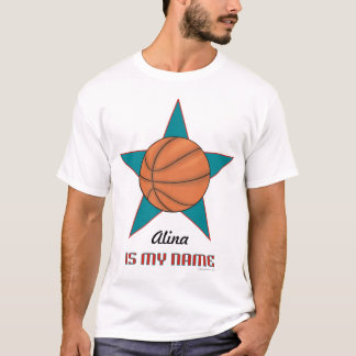 Child's Personalised Basketball T-... - Customised T-Shirt