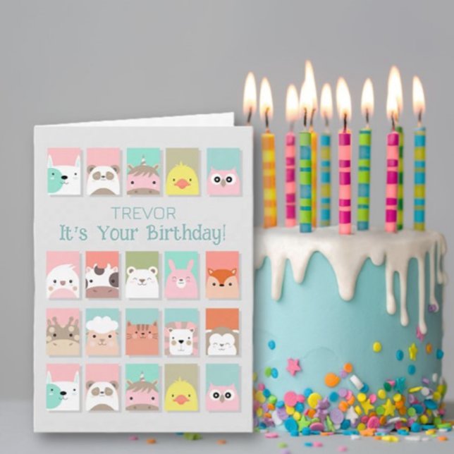 Child's Personalised Happy Birthday Card (Creator Uploaded)