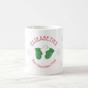 Child's Personalised Mitten Hot Chocolate Mug
