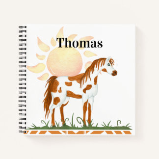 Child's Personalised Native American Spiral Notebook