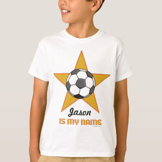 Child's Personalised Soccer Star T-shirt