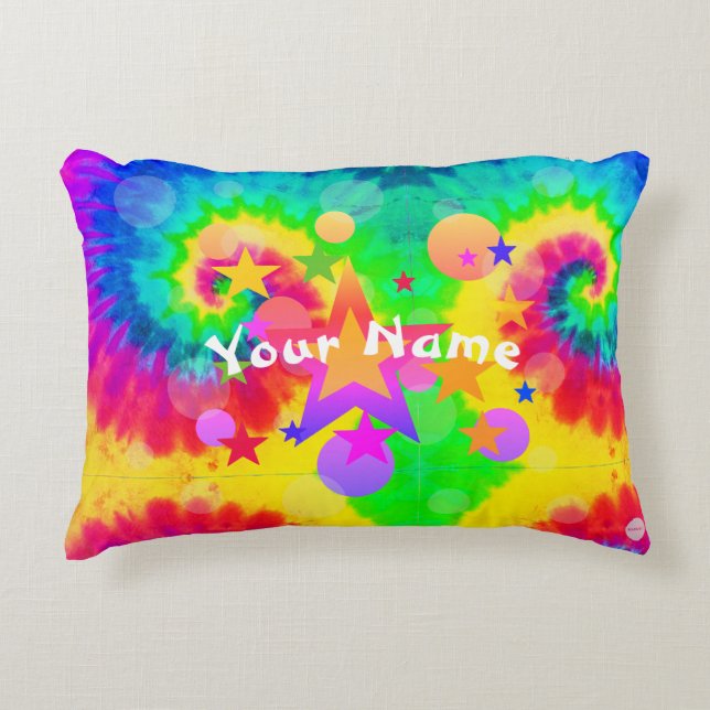 Child's Personalised Throw Pillow HAMbyWG (Front)