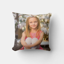 CHILD'S PHOTO CUSTOM Throw Pillow